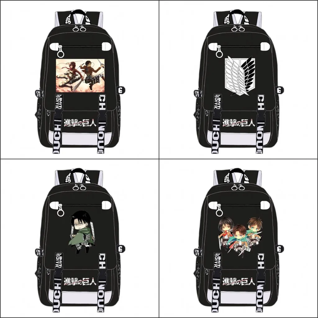 Anime Backpack Attack on Titan Laptop Shoulder Bags Daily Bagpack Travel Backpacks Teenager Large Capacity Bookbag
Anime Backpack Attack on Titan Laptop Shoulder Bags Daily Bagpack Travel Backpacks Teenager Large Capacity Bookbag