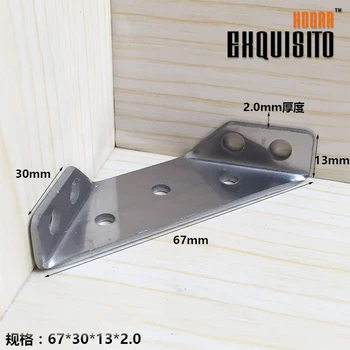 Corner Steel Corner Code Triangular Bracket Angle Iron Bracket Table Chair Fixing Bracket Right Angle GH67X30X13
Corner Steel Corner Code Triangular Bracket Angle Iron Bracket Table Chair Fixing Bracket Right Angle GH67X30X13