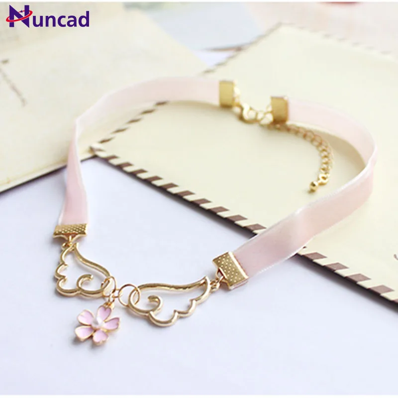 2018 Trendy Sweet Necklaces Angel Wings Red Heart Star Cherry Blossoms Choker Necklace For Women Jewelry Gift
2018 Trendy Sweet Necklaces Angel Wings Red Heart Star Cherry Blossoms Choker Necklace For Women Jewelry Gift