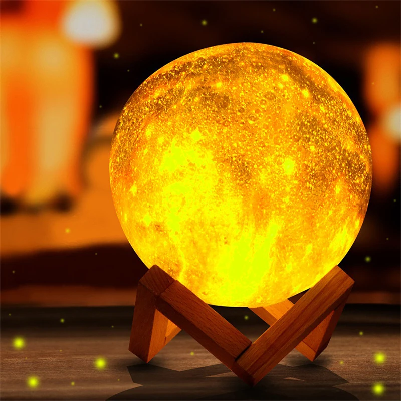 3D Print Star Moon Lamp 3 Colors Changing Home Decor Creative Gift Starry Sky Led Night Light Galaxy Lamp Kids Gifts
3D Print Star Moon Lamp 3 Colors Changing Home Decor Creative Gift Starry Sky Led Night Light Galaxy Lamp Kids Gifts