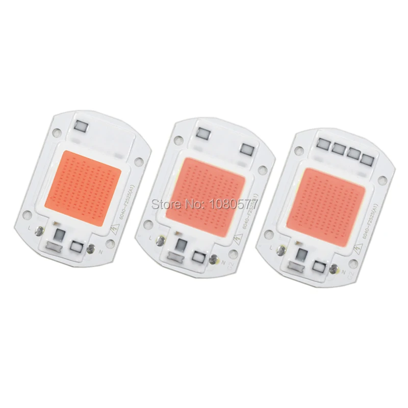 Smart IC LED COB Chip AC220V 20W 30W 50W Full Spectrum 400nm-840nm AC 220V 50 W For LED Flood light Outdoor Plant Grow Lightin
Smart IC LED COB Chip AC220V 20W 30W 50W Full Spectrum 400nm-840nm AC 220V 50 W For LED Flood light Outdoor Plant Grow Lightin