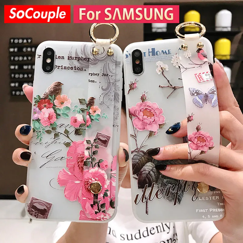 SoCouple For Samsung Galaxy A70 A60 A50 A40 A20 A10 A30 S8 S9 S10 Plus Note 10 plus 8 9 Wrist Strap Soft TPU Phone Holder Case
SoCouple For Samsung Galaxy A70 A60 A50 A40 A20 A10 A30 S8 S9 S10 Plus Note 10 plus 8 9 Wrist Strap Soft TPU Phone Holder Case