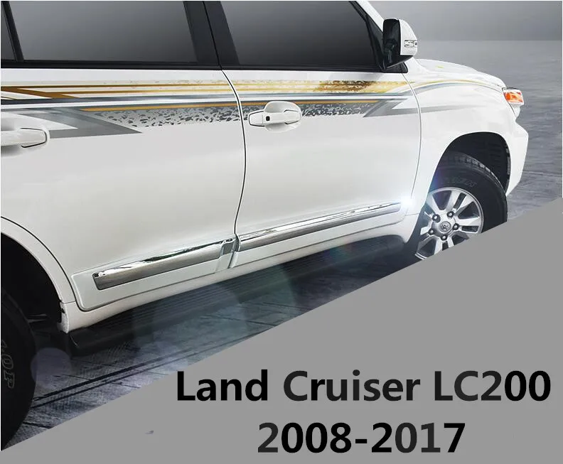 4PCS CAR SIDE DOOR BODY PROTECTOR Molding COVER TRIM FOR Toyota Land Cruiser LC200 2008 09 10 11 12 13 14 2015 2016 2017
4PCS CAR SIDE DOOR BODY PROTECTOR Molding COVER TRIM FOR Toyota Land Cruiser LC200 2008 09 10 11 12 13 14 2015 2016 2017
