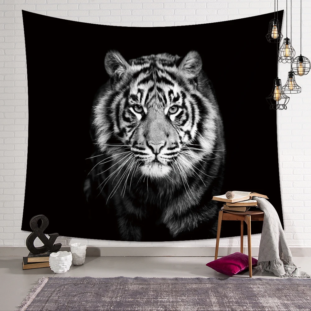 SUBO Bohemian Mandala Tapestry Wall Hanging Lion Tigers Beach Mat Animal Party Decoration Black Background Photography Backdrop
SUBO Bohemian Mandala Tapestry Wall Hanging Lion Tigers Beach Mat Animal Party Decoration Black Background Photography Backdrop