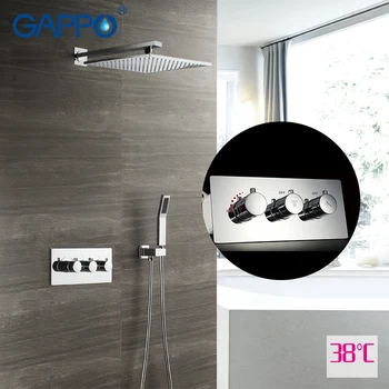 GAPPO Shower system wall mounted Concealed bathroom shower faucets rainfall shower head set bath faucet waterfall bath tap
GAPPO Shower system wall mounted Concealed bathroom shower faucets rainfall shower head set bath faucet waterfall bath tap