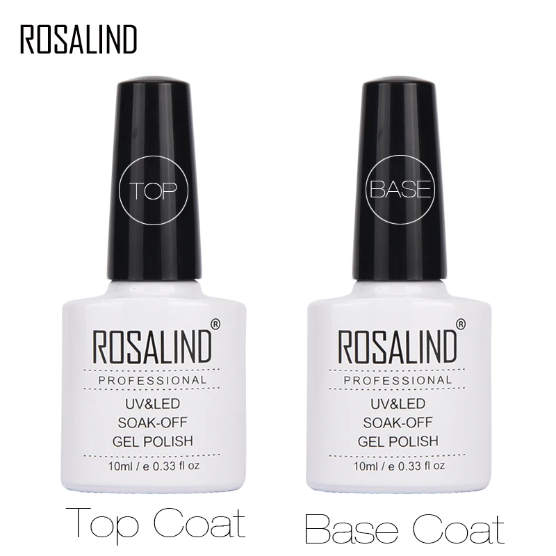 Rosalind 1Set 10ML Multi-Use Top & Base Coat For Gel Lauquer Nail Art Semi Permanent LED Soak Off Gel Varnish Base And Top
Rosalind 1Set 10ML Multi-Use Top & Base Coat For Gel Lauquer Nail Art Semi Permanent LED Soak Off Gel Varnish Base And Top