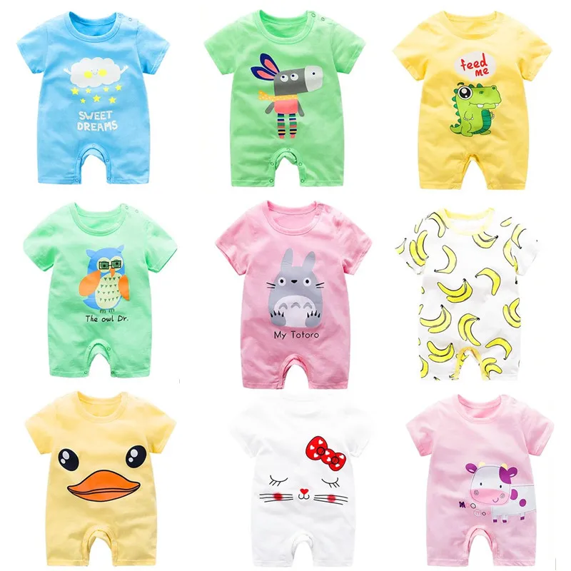 2019 baby bodysuits 0-24M short sleeve rombers body babies newborn baby girl boy Coverall cotton infant jumpsuit cartoon costume
2019 baby bodysuits 0-24M short sleeve rombers body babies newborn baby girl boy Coverall cotton infant jumpsuit cartoon costume
