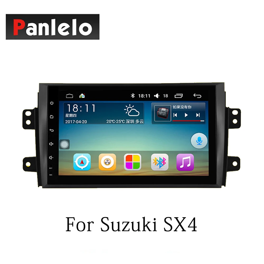 

Panlelo Car Stereo Android7.1 For Suzuki SX4 Alivio Swift Vitara 2 Din Auto Radio AM/FM GPS Navigation BT Steering Wheel Control