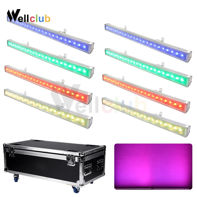 8PCS with Flightcase Dmx Led Wall Washer Outdoor Lighting 24x10W RGBW 4 IN 1 Waterproof LED Flood Light DJ Bar Party Stage Light
8PCS with Flightcase Dmx Led Wall Washer Outdoor Lighting 24x10W RGBW 4 IN 1 Waterproof LED Flood Light DJ Bar Party Stage Light
