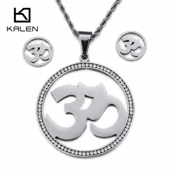 KALEN Vintage Stainless Steel Color Jewelry Sets For Women Hindu OM Pendant Necklace & Earrings Sets Muslim Allah Jewelry
KALEN Vintage Stainless Steel Color Jewelry Sets For Women Hindu OM Pendant Necklace & Earrings Sets Muslim Allah Jewelry