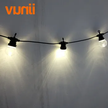 1X Clear Warm White Festoon Led String Light, G50 20LED 10M Globe Light Strings, EU Plug, 220V Waterproof Patio Fairy Lights
1X Clear Warm White Festoon Led String Light, G50 20LED 10M Globe Light Strings, EU Plug, 220V Waterproof Patio Fairy Lights