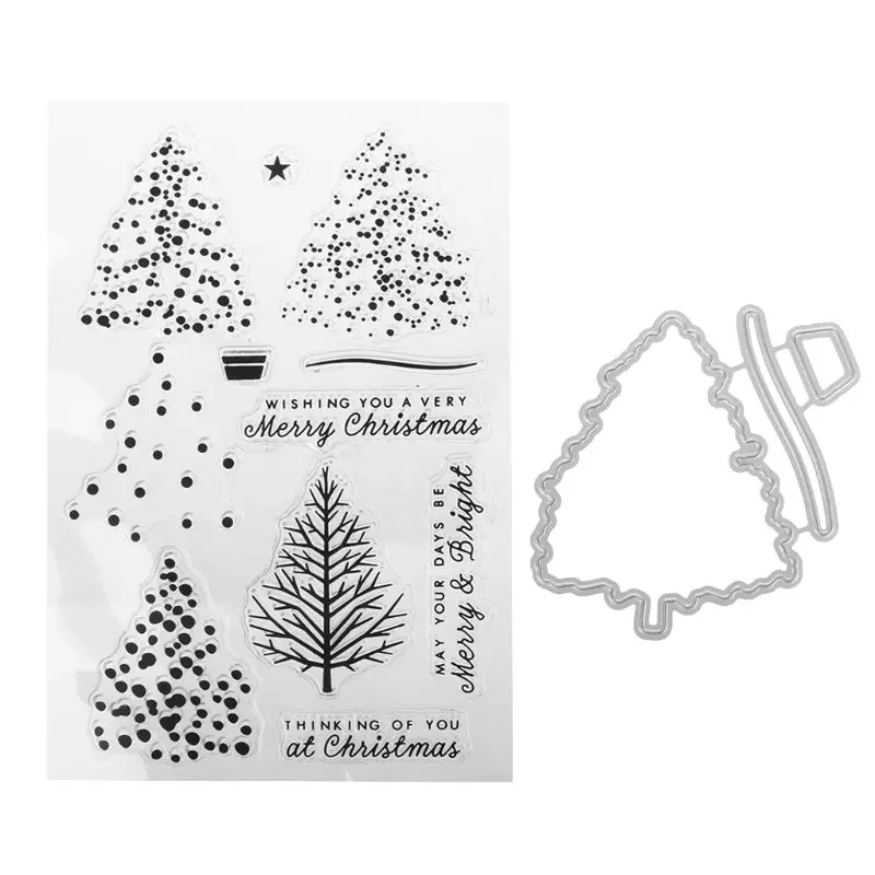 ZHUTING High Quality Carbon Steel Christmas Tree DIY Cutting Dies Stencil DIY Scrapbooking Embossing Paper Card Decor
ZHUTING High Quality Carbon Steel Christmas Tree DIY Cutting Dies Stencil DIY Scrapbooking Embossing Paper Card Decor