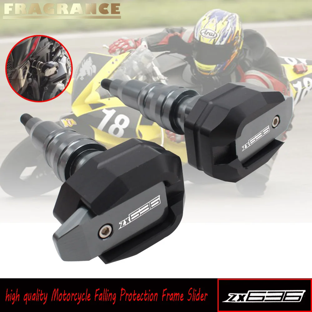 Motorcycle Protection Frame Slider Fairing Guard Anti Crash Pad Protector For ZX636 ZX6R ZX 6R 636 ZX-636 2007-2017
Motorcycle Protection Frame Slider Fairing Guard Anti Crash Pad Protector For ZX636 ZX6R ZX 6R 636 ZX-636 2007-2017