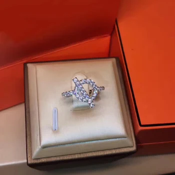 Fashion famous Brand Rings Lock Design Pure 925 Sterling Silver Jewelry For Women Wedding cz stone Jewelry Circle O T Rings
Fashion famous Brand Rings Lock Design Pure 925 Sterling Silver Jewelry For Women Wedding cz stone Jewelry Circle O T Rings