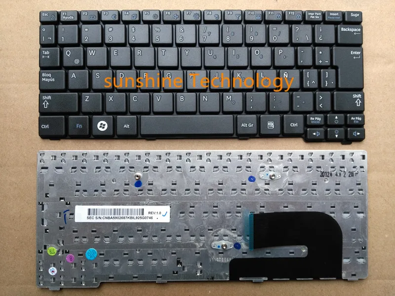 New laptop keyboard for Samsung NP-N148 N150 NB20 NB30 N143 N102SP N145 N101SP Plus Latin layout
New laptop keyboard for Samsung NP-N148 N150 NB20 NB30 N143 N102SP N145 N101SP Plus Latin layout