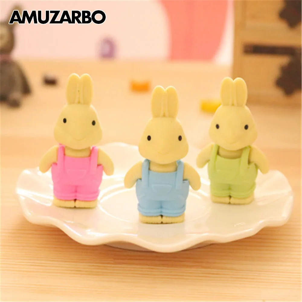 Creative stationery cute cartoon wear belt pants rabbit eraser Stationery Kid Gift Toy Pupils school office stationery Supplies
Creative stationery cute cartoon wear belt pants rabbit eraser Stationery Kid Gift Toy Pupils school office stationery Supplies