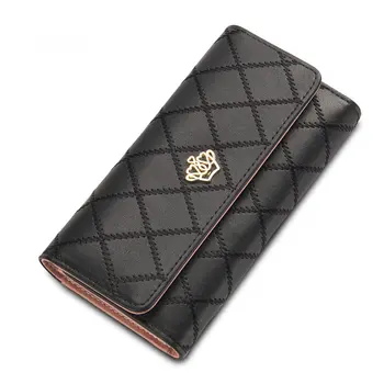 OLOEY 2020 Women's Wallet Crown Fashion Candy Color Tri-Fold Plaid Wallet PU leather Embroidered Clutch Wallet
OLOEY 2020 Women's Wallet Crown Fashion Candy Color Tri-Fold Plaid Wallet PU leather Embroidered Clutch Wallet