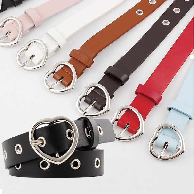 BLA Fashion leather Belt for Women Heart Pin buckle Casual Adjustable Belts For Jeans Students Female Waistband Wholesale Z30
BLA Fashion leather Belt for Women Heart Pin buckle Casual Adjustable Belts For Jeans Students Female Waistband Wholesale Z30