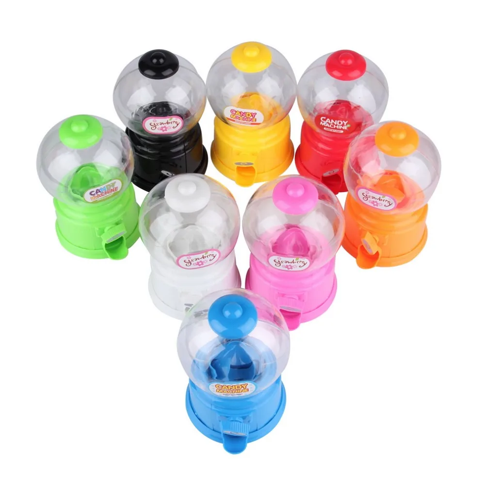 Plastic Mini Candy Machine Bubble Gumball Dispenser Coin Bank Kids Toy for Gumballs Peanuts Small Candy and Snacks
Plastic Mini Candy Machine Bubble Gumball Dispenser Coin Bank Kids Toy for Gumballs Peanuts Small Candy and Snacks