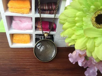 30 Sets, Pendant Kits - 30mm Circle Bezel Blanks with Matching Glass Cabochons and Chains Bronze 1.25 inch
30 Sets, Pendant Kits - 30mm Circle Bezel Blanks with Matching Glass Cabochons and Chains Bronze 1.25 inch