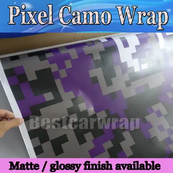 Purple Digital Tiger Camo Vinyl Wrap Car Wrap Film With air bubble Free Pixel camouflage foil truck & boat cover 1.52x30m
Purple Digital Tiger Camo Vinyl Wrap Car Wrap Film With air bubble Free Pixel camouflage foil truck & boat cover 1.52x30m