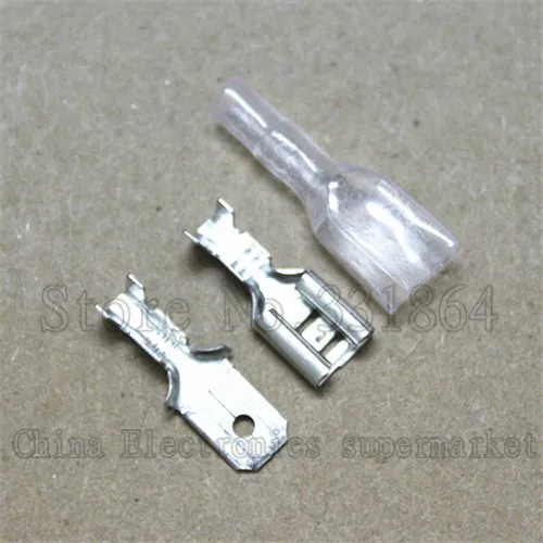 6.3mm solder terminals+ plug spring +transparent protective sleeve ,100 sets 300 pcs Free shipping
6.3mm solder terminals+ plug spring +transparent protective sleeve ,100 sets 300 pcs Free shipping