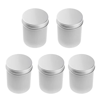 5pcs/set 80ml Empty Candle Jars Round Metal Aluminum Tins Pot Container For Storing Wax Candles Creams Crafts Candy
5pcs/set 80ml Empty Candle Jars Round Metal Aluminum Tins Pot Container For Storing Wax Candles Creams Crafts Candy