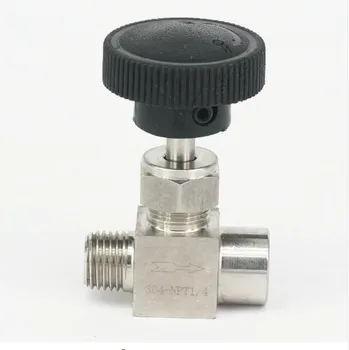 1/4" NPT Female to Male Needle Valve 304 Stainless Steel Flow Control 
1/4" NPT Female to Male Needle Valve 304 Stainless Steel Flow Control