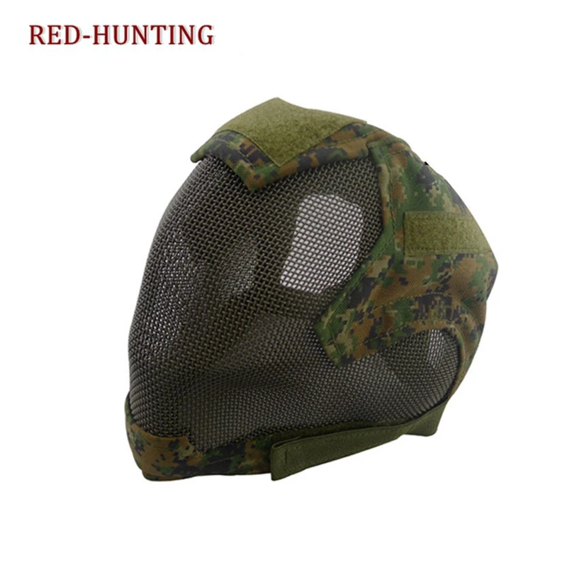 For Hunting Shooting Tactical Airsoft Full Face Mask Safety Metal Mesh Protection Gear
For Hunting Shooting Tactical Airsoft Full Face Mask Safety Metal Mesh Protection Gear