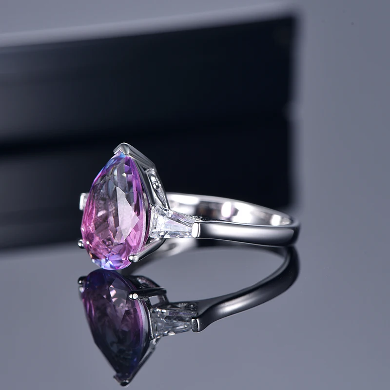 TKJ Fashion Gemstone Ring for Women Solid 925 Sterling Silver tourmaline Color Change Stone Wedding Engagement Fine Jewelry
TKJ Fashion Gemstone Ring for Women Solid 925 Sterling Silver tourmaline Color Change Stone Wedding Engagement Fine Jewelry