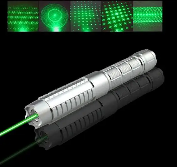 Newest original laser pointer with 5 star cap real green lase pen Focusable burning match long range ray 10000m
