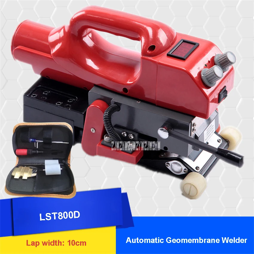 LST800D Automatic Geomembrane Welder Digital Display Geomembrane Welding Machine Anti-seepage Film Welder 110V/220V 800W 10CM
LST800D Automatic Geomembrane Welder Digital Display Geomembrane Welding Machine Anti-seepage Film Welder 110V/220V 800W 10CM