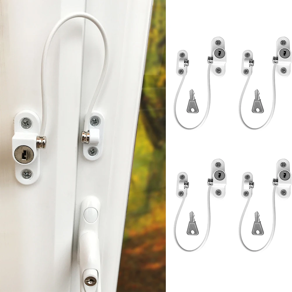 4Pcs/Set Baby Safety Locks Baby Safety Locks Child Lock Protection For Windows Restrictor Infant Window Limiter Security Lock 4Pcs/Set Baby Safety Locks Baby Safety Locks Child Lock Protection For Windows Restrictor Infant Window Limiter Security Lock