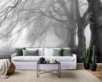 Beibehang Wallpaper modern minimalist nostalgic foggy gray tree forest mural TV background wall 3d wallpaper papel de parede
Beibehang Wallpaper modern minimalist nostalgic foggy gray tree forest mural TV background wall 3d wallpaper papel de parede