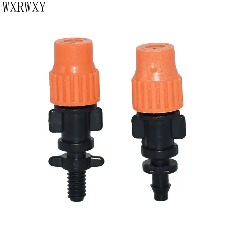 Atomizing water nozzle adjustable Micro Sprinkler Nozzle With Screw Connector 1/4 Inch barb Irrigation Drip Sprinkler 10 Pcs
Atomizing water nozzle adjustable Micro Sprinkler Nozzle With Screw Connector 1/4 Inch barb Irrigation Drip Sprinkler 10 Pcs