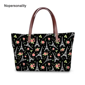 Nopersonality Novelty Floral Eiffel Tower Print Handbags for Women Casual Female Ladies Handle Shoulder Bag Classic Tote Bags
Nopersonality Novelty Floral Eiffel Tower Print Handbags for Women Casual Female Ladies Handle Shoulder Bag Classic Tote Bags