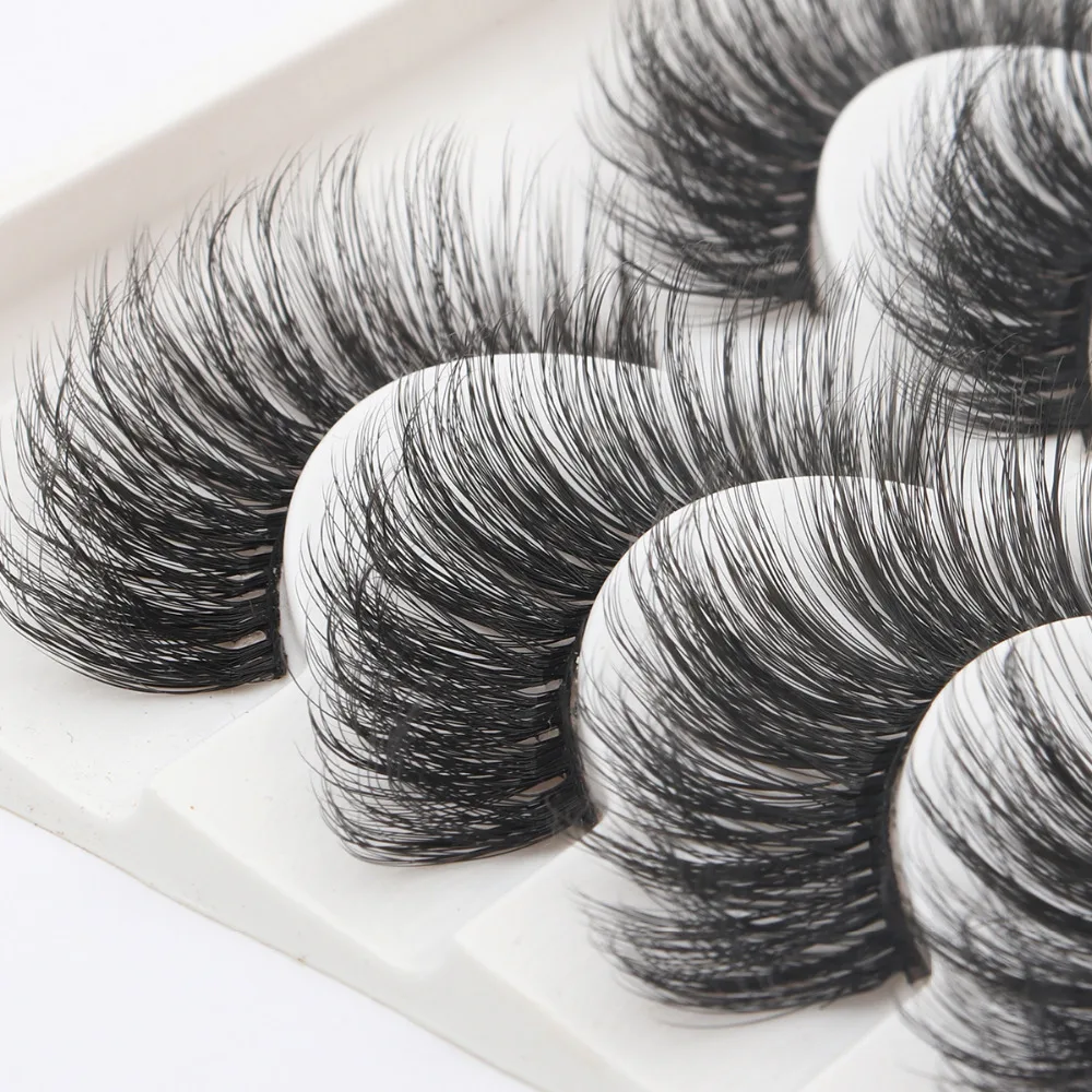 5 Pairs 3D Mink Hair Natural Cross False Eyelashes Long Messy Makeup Fake Eye Lashes Extension Make Up Beauty Tools maquiagem
5 Pairs 3D Mink Hair Natural Cross False Eyelashes Long Messy Makeup Fake Eye Lashes Extension Make Up Beauty Tools maquiagem