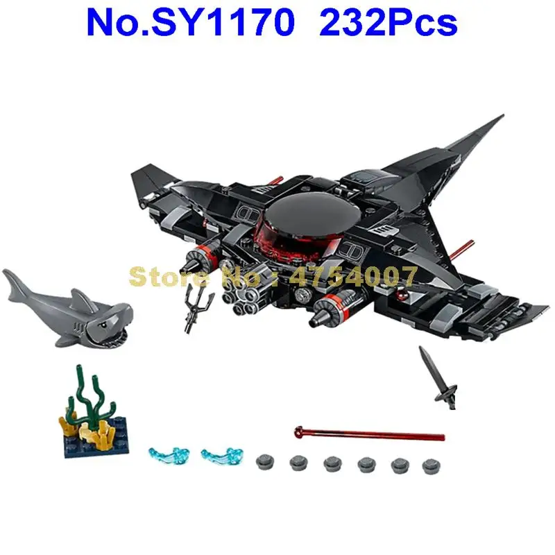 sy1170 232pcs black manta strike batman super hero 76095 building blocks 3 figures Toy
sy1170 232pcs black manta strike batman super hero 76095 building blocks 3 figures Toy