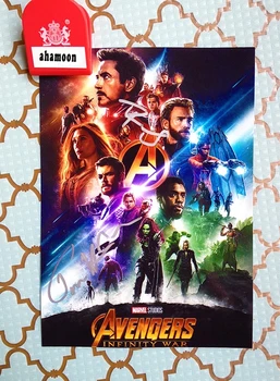 

hand signed Robert Downey Jr. Tom Hiddleston autographed photo autographs Avengers 5*7 free shipping 042018A
