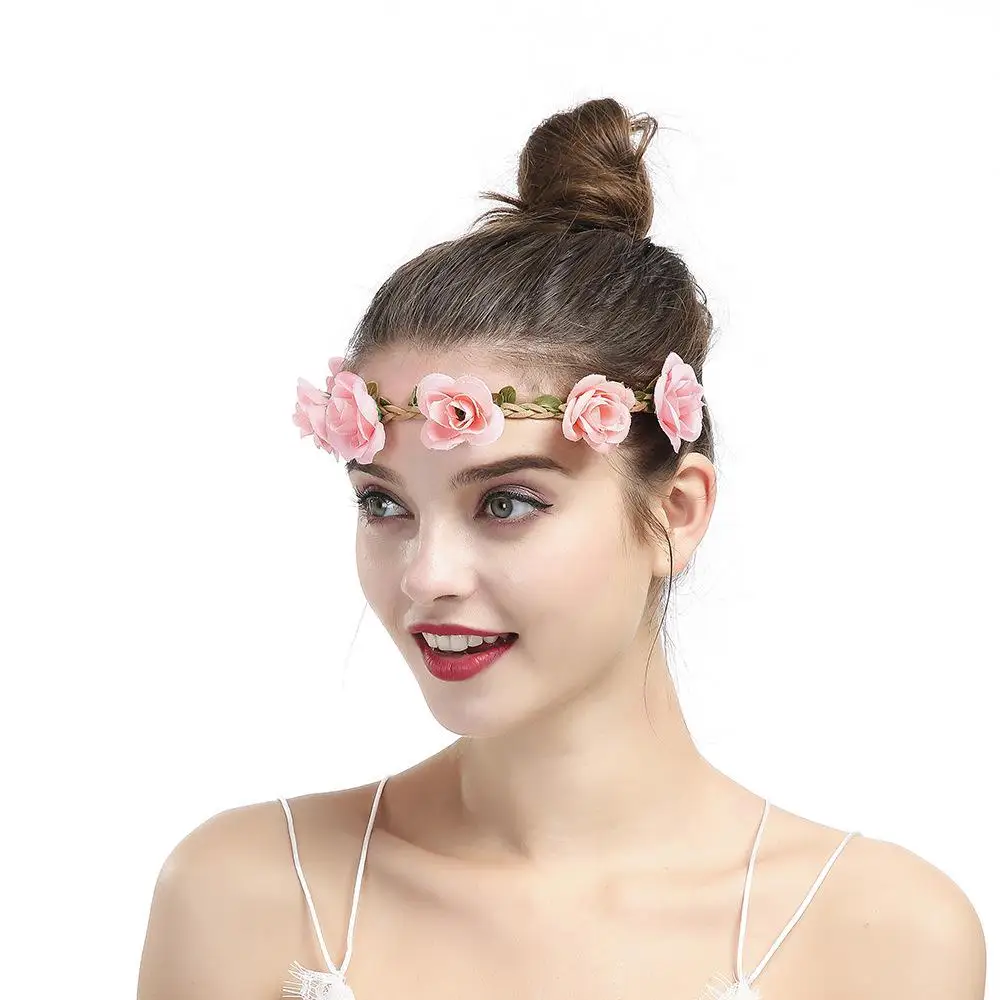 New Fashion Women Children Girls Wedding Flower Bride Wreath Floral Garlands Bride Headband Hair Band Hair Accessories For Fairy
New Fashion Women Children Girls Wedding Flower Bride Wreath Floral Garlands Bride Headband Hair Band Hair Accessories For Fairy