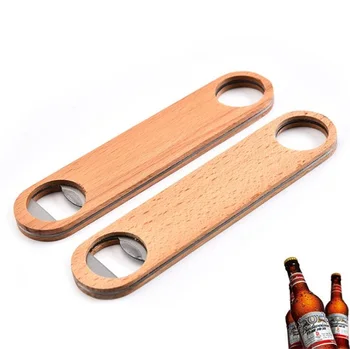 Wood Handle Stainless Steel Opener Wine Beer Soda Glass Cap Bottle Opener Creative Kitchen Bar Tools
Wood Handle Stainless Steel Opener Wine Beer Soda Glass Cap Bottle Opener Creative Kitchen Bar Tools