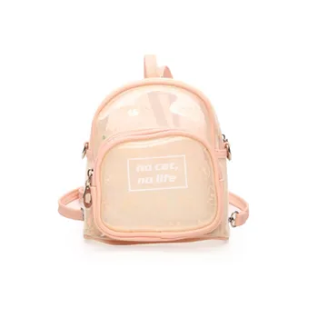 2017 New Summer Candy Transparent Cute Cat Print Backpacks Harajuku School Backpack Shoulder Bags For Teenager Girls Book Bag 
2017 New Summer Candy Transparent Cute Cat Print Backpacks Harajuku School Backpack Shoulder Bags For Teenager Girls Book Bag