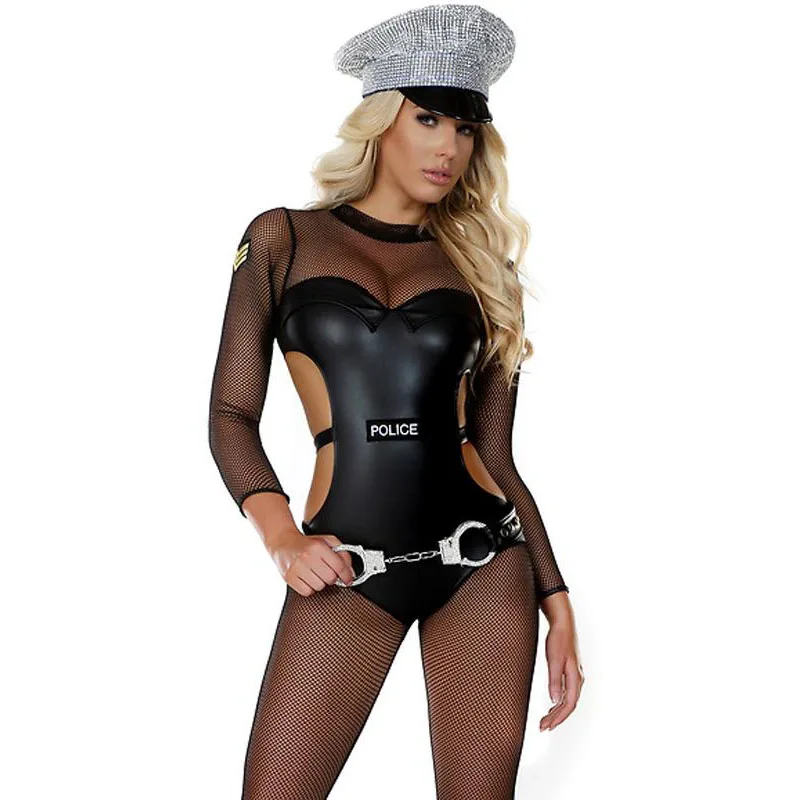 Sexy Ladies Police Cosplay Costume Mesh Erotic Cop Uniform Temptation Bodysuit Halloween Costumes Policewomen Cosplay Outfit
Sexy Ladies Police Cosplay Costume Mesh Erotic Cop Uniform Temptation Bodysuit Halloween Costumes Policewomen Cosplay Outfit