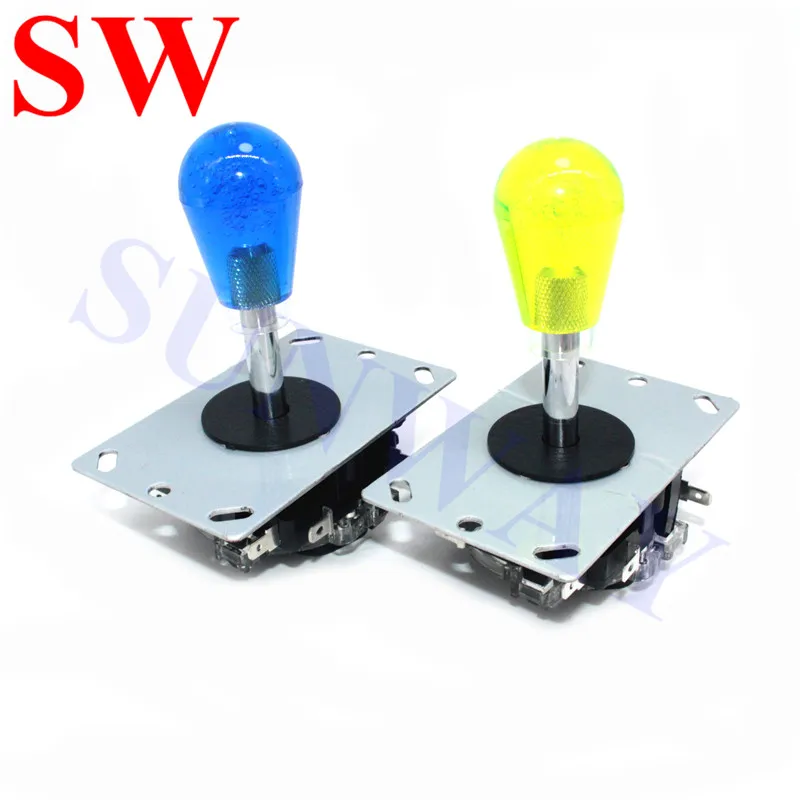 2PCS Sanwa Style Joystick with Mircoswitch/Arcade joystick with Crystal oval balltop/DIY 4-8 Way Joystick Fight Stick Parts
2PCS Sanwa Style Joystick with Mircoswitch/Arcade joystick with Crystal oval balltop/DIY 4-8 Way Joystick Fight Stick Parts