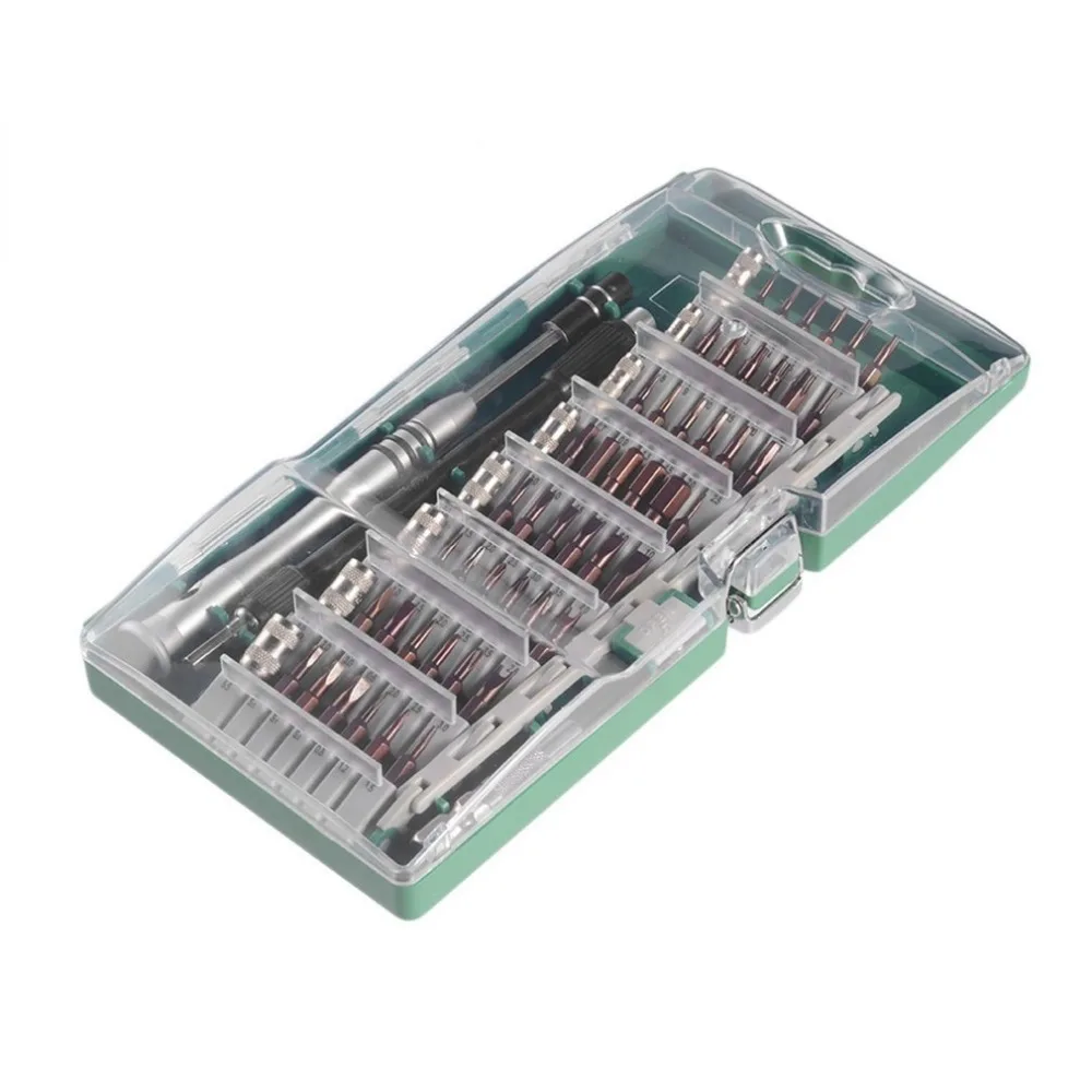60 in 1 S2 Alloy Steel Maintenance Disassemble Tool Repair Tool Set for Smartphone Laptop Easy Use Driver Kit Screwdriver
60 in 1 S2 Alloy Steel Maintenance Disassemble Tool Repair Tool Set for Smartphone Laptop Easy Use Driver Kit Screwdriver