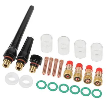 Newest 1 Set TIG Welding Torch Stubby Gas Lens Glass Cup Accessories Kit for WP17 18 26
Newest 1 Set TIG Welding Torch Stubby Gas Lens Glass Cup Accessories Kit for WP17 18 26