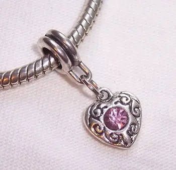 100pcs Purple Rhinestone February Birthstone Heart Dangle Bead fit Euro Charm Bracelets 24x10x4mm ZHZ1011
100pcs Purple Rhinestone February Birthstone Heart Dangle Bead fit Euro Charm Bracelets 24x10x4mm ZHZ1011