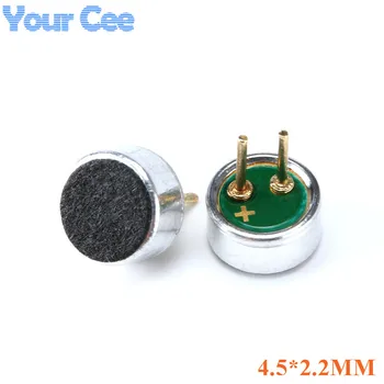 20PCS 4.5 * 2.2mm Capacitive Electret Condenser Electret Microphone MIC Pickup Sensitivity 52DB with pin
20PCS 4.5 * 2.2mm Capacitive Electret Condenser Electret Microphone MIC Pickup Sensitivity 52DB with pin