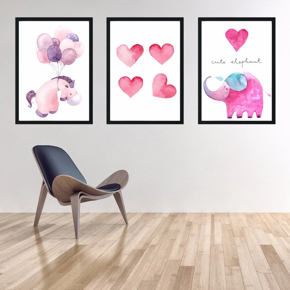 Watercolor whale elephant horse poster wall art painting Nordic decoration picture children room decoration canvas painting K182
Watercolor whale elephant horse poster wall art painting Nordic decoration picture children room decoration canvas painting K182