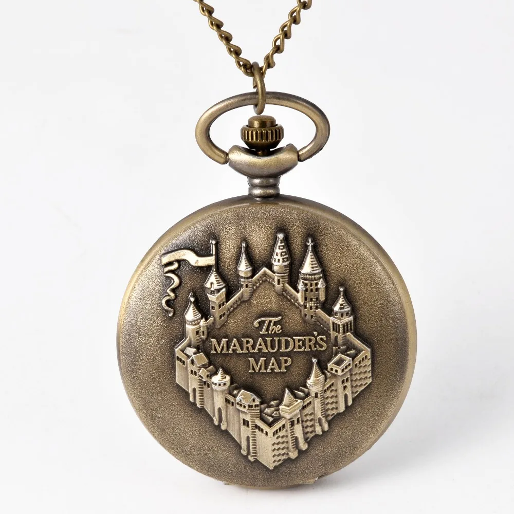 

Unique Quartz Watch Bronze Steel Refining Wall Pocket Watch War Role playing boy girl gift quartz pocket watch chain